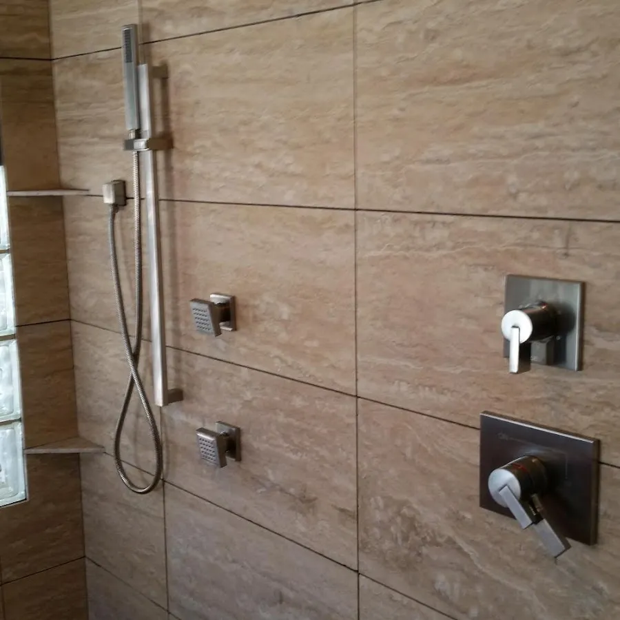 Shower fixture installation for Water Heater Replacement in West Memphis